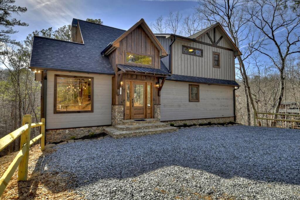 Rosewood Retreat - Hot Tub Fire Pit Pool Table Villa Blue Ridge Buitenkant foto